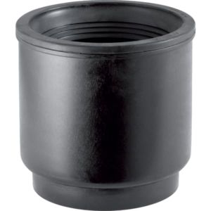 Geberit Pe Anschlussmuffe 367868161 PE-HD, DN 100, lang, mit Manschette, für Stand-WC