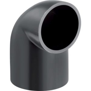 Geberit Pe Bogen 363062161 DN 56/50, 90Grad, reduziert, langer Schenkel, kleiner Radius, PE-HD