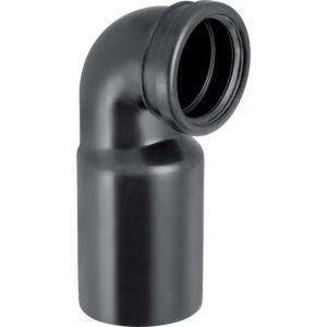 Geberit Pe Anschlussbogen 367792161 DN 100/100, 90Grad, PE-HD, für Wand-WC