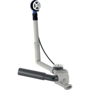 Geberit d52 drain de baignoire 150501006 avec commande rotative, longueur 26cm, DN 40/50