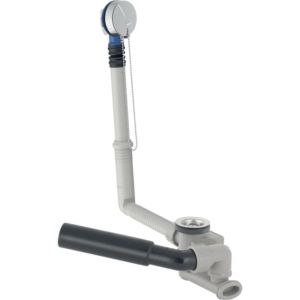 Geberit d52 vidage de baignoire 150017006 avec clapet, avec kit de finition, chromé brillant