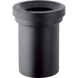 Geberit connecting piece 152435161 Ø 110 mm, with sleeve, PE-HD, black