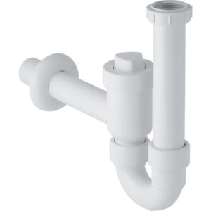 Geberit piège à odeurs 152861111 G1 2000 / 2 x 50 mm, verrouillable, avec anti-refoulement, sortie horizontale, blanc