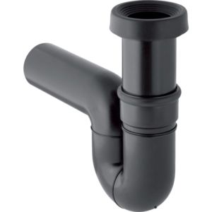 Geberit Geruchsverschluss 167733161 Ø 110 mm, Abgang horizontal, für Hock-WC, PE-HD, schwarz