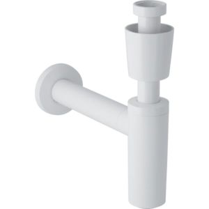 Geberit dip tube odor trap for WT 151025111 horizontal outlet. d40 G1 1/4&quot; white-alpine