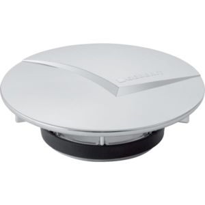 Geberit d52 couvercle de vidange 150242211 pour drain de receveur de douche avec crépine, plastique chromé structuré