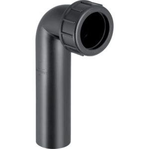Geberit Anschlussbogen 90g 152227161 mit Quetschverschraubung d56 schwarz