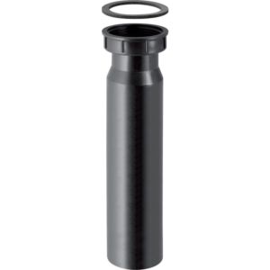 Geberit connection piece 152115161 2000 2000 / 4 &quot;, DN 50, black, with union nut, PE-HD, black