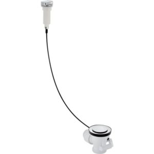 Geberit raccord d&#39;évier 152931201 2000 2000 / 2 &quot;, avec commande rotative, Inox poli