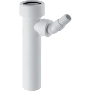 Geberit pièce de raccordement 152274111 Ø 40 mm, avec raccord à compression et la buse de tuyau coudé, blanc