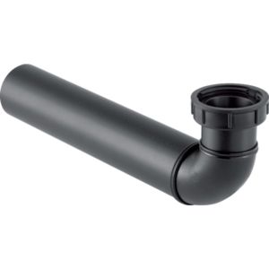 Geberit connection bend 152116161 2000 2000 / 4 &quot;, DN 50, 90 degrees, PE-HD, black