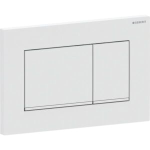 Geberit Sigma30 Betätigungsplatte 115883JT1 weiss matt lackiert, hochglanz verchromt