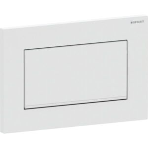 Geberit Sigma30 Betätigungsplatte 115893JT1 weiss matt lackiert, hochglanz verchromt