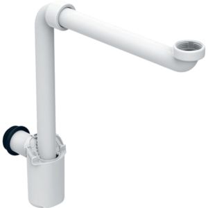 Geberit immersion match0 151117111 G 2000 2000 / 4, 40 mm, modèle peu encombrant, pour lavabos, sortie horizontale, blanc