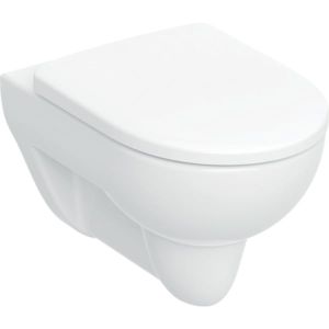 Geberit Renova WC suspendu à fond creux 500802001 4,5 l, set, avec abattant, blanc