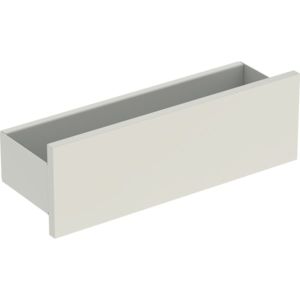 Geberit Smyle étagère carrée 500362JL1 45x14,8x14,3cm, gris sable brillant