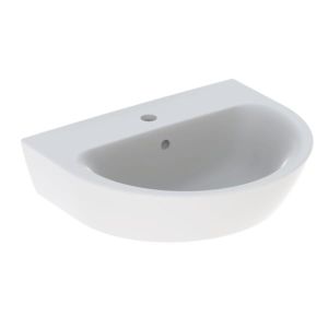 Geberit Renova washbasin 500369011 55 x 45 cm, white, with tap hole, with overflow