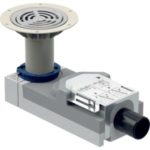 Geberit Setaplano shower floor drain 154055001 Ø 50 mm, for screed height at the inlet 114-215mm