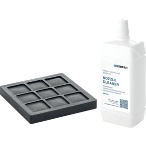 Geberit AquaClean Set 240625001 pour systèmes de toilettes complets, filtre à charbon actif et nettoyant pour buses