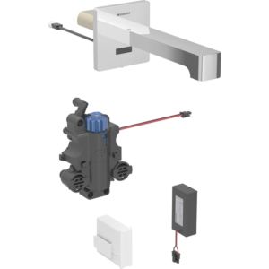 Brenta infrared basin mixer 116278211 17 cm, wall mounting, battery operation, Geberit
