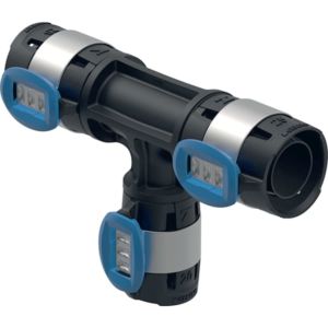 Geberit FlowFit T-Stück 620114001 DN 32/20/32, Ø 40/25/40 mm, 13.2 cm, reduced