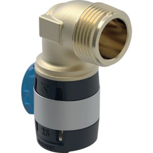 Geberit FlowFit transition elbow 620502001 DN 20, Ø 25, R 3/4, 90 degrees, with external thread