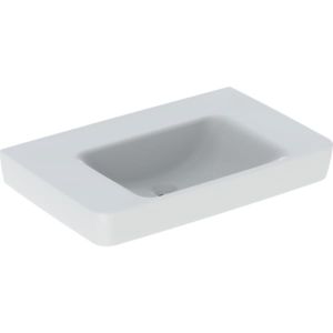 Geberit Renova Plan washbasin 501697001 75x48cm, without tap hole, without overflow, storage space, white