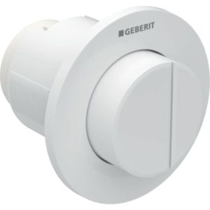 Geberit WC control Typ 01 116044111 pneumatic, plastic, dual flush, protruding, alpine white