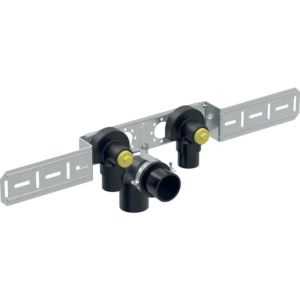 Geberit FlowFit équerre de raccordement 619681001 DN 15, Ø 20 mm, Rp 2000 / 2, 59,7 cm, 90 degrés, 2 plis