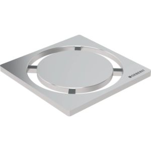 Geberit Designrost Circle 154311001 8 x 8 cm, für bodenebene Dusche