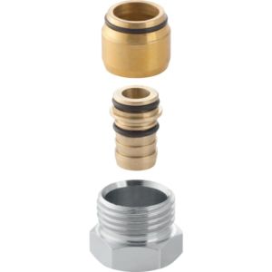 Geberit FlowFit connection 619267221 DN 12, Ø 16 mm, G 2000 / 2, with external thread