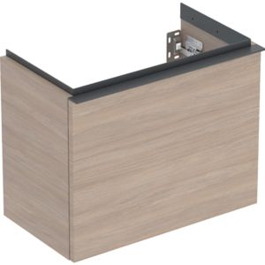 Geberit iCon handwash basin base cabinet 502302JH1 52x41.5x30.7cm, 1 drawer, oak, handle lava matt