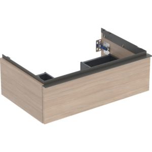 Geberit iCon meuble sous-vasque 502311JH1 74x24,7x47,6cm, poignée chêne/lave mat