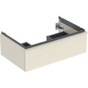 Geberit iCon meuble sous-vasque 502311JL1 74x24,7x47,6cm, poignée sable brillant/sable mat