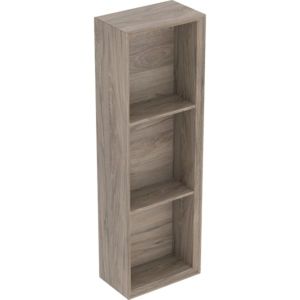 Geberit iCon shelf 502320JR1 22.5x70x13.2cm, rectangular, walnut/melamine structure