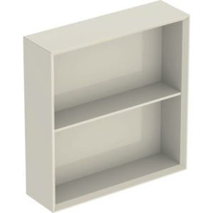 Geberit iCon étagère 502323JL1 45x46,7x13,2cm, carré, gris sable/laqué brillant
