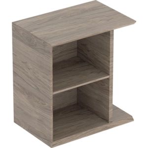 Geberit iCon élément latéral 502324JR1 37x40x24,5cm, pour lave-mains , structure noyer/mélamine