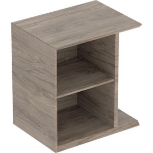 Geberit iCon side element 502325JR1 37x40x27.3cm, for hand wash basin, walnut/melamine structure