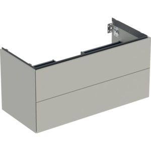 Geberit One Waschtisch-Unterschrank 505264007 103,6 x 50,4 x 47 cm, greige/lackiert matt, 2 Schubladen