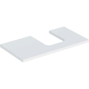 Geberit One plan de lavabo 505313002 90 x 3 x 47 cm, blanc / laqué mat, découpe à droite