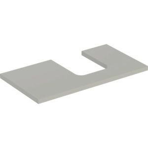 Geberit One plan de lavabo 505313007 90 x 3 x 47 cm, laqué grège/mat, découpe à droite