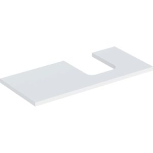 Geberit One plan de lavabo 505314002 105 x 3 x 47 cm, blanc / laqué mat, découpe à droite