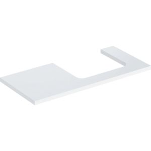 Geberit One plan de lavabo 505324001 105 x 3 x 47 cm, blanc / laqué brillant, découpe à droite