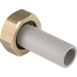 Geberit plastic nipple with union nut 243007001 and flat seal