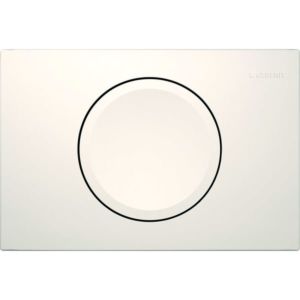 Geberit Delta 15 Round actuator plate 115120115 alpine white, for flush-stop flush