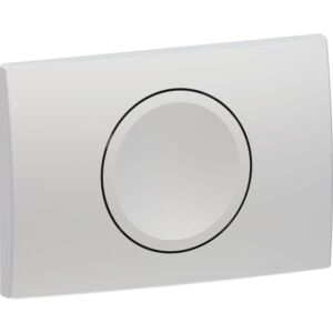 Geberit Delta 15 Round Betätigungsplatte 115120465 mattverchromt, für Spül-Stopp-Spülung