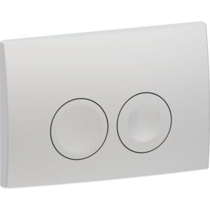 Plaque de déclenchement ronde Geberit Delta 25 115125465, chrome mat, pour double chasse