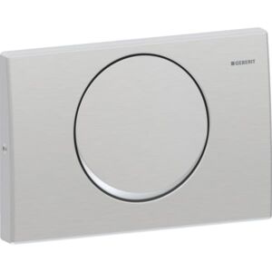 Geberit Delta 10 plate 115101005 Stainless Steel , for stop-flush, screwable