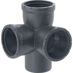 Geberit Pro Silent match1 393559141 DN 100/100/100, 87,5 °, haute isolation phonique