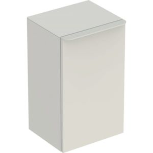 Geberit Smyle Square armoire latérale 500360JL1 gauche, 36x60x32,6cm, gris sable brillant, 1 porte